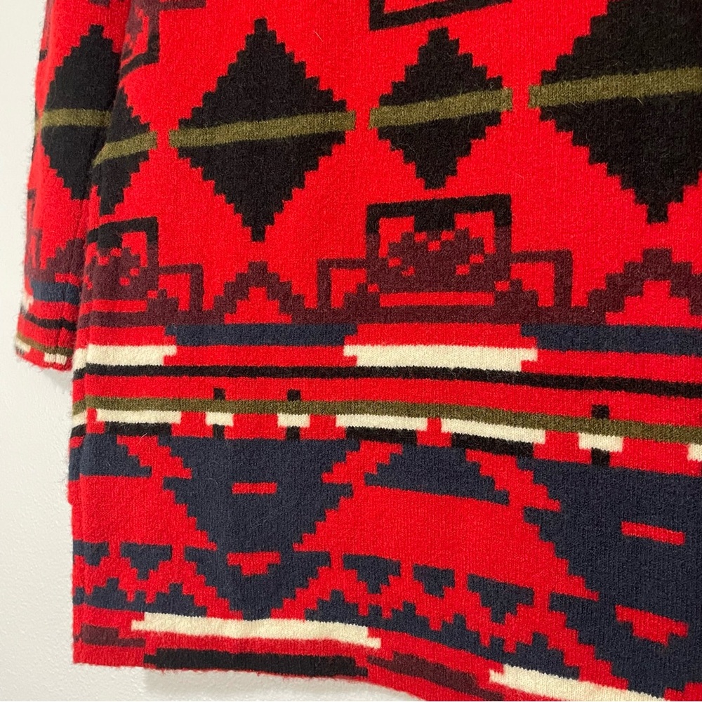 Woolrich Wool Blend Aztec Print Southwestern Sweater - Picture 6 of 13